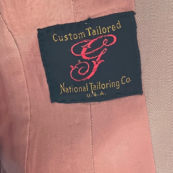 Vintage custom tailored suit made in USA 1950s - Picture 9 of 15